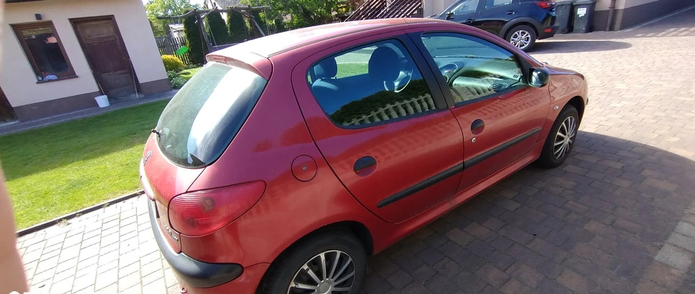 Peugeot 206 cena 4182 przebieg: 184000, rok produkcji 2005 z Barcin małe 79